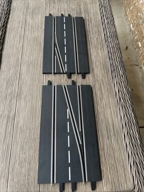 CARRERA 30343 DIGITAL 132 LANE CHANGE LEFT TRACK USED 1/24 - 1/32 SLOT CAR TRACK